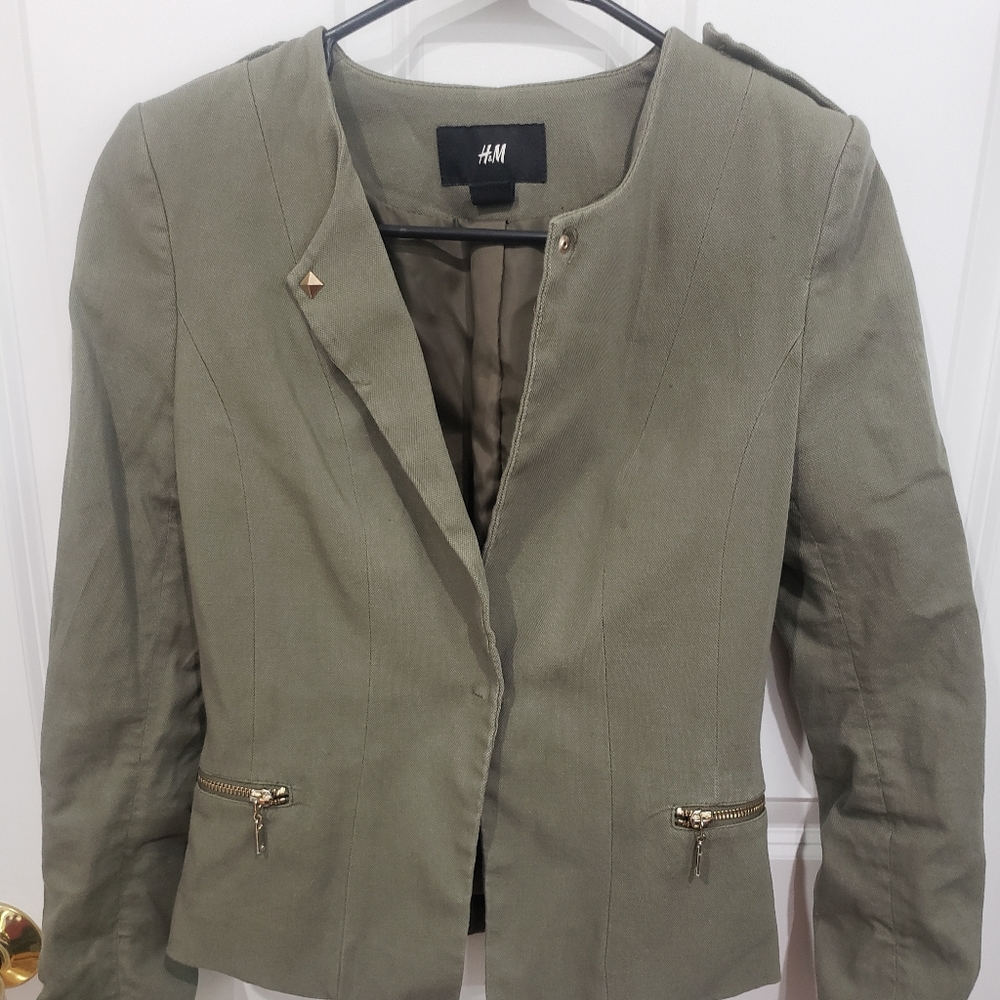 H&M Olive Green Jacket ♡